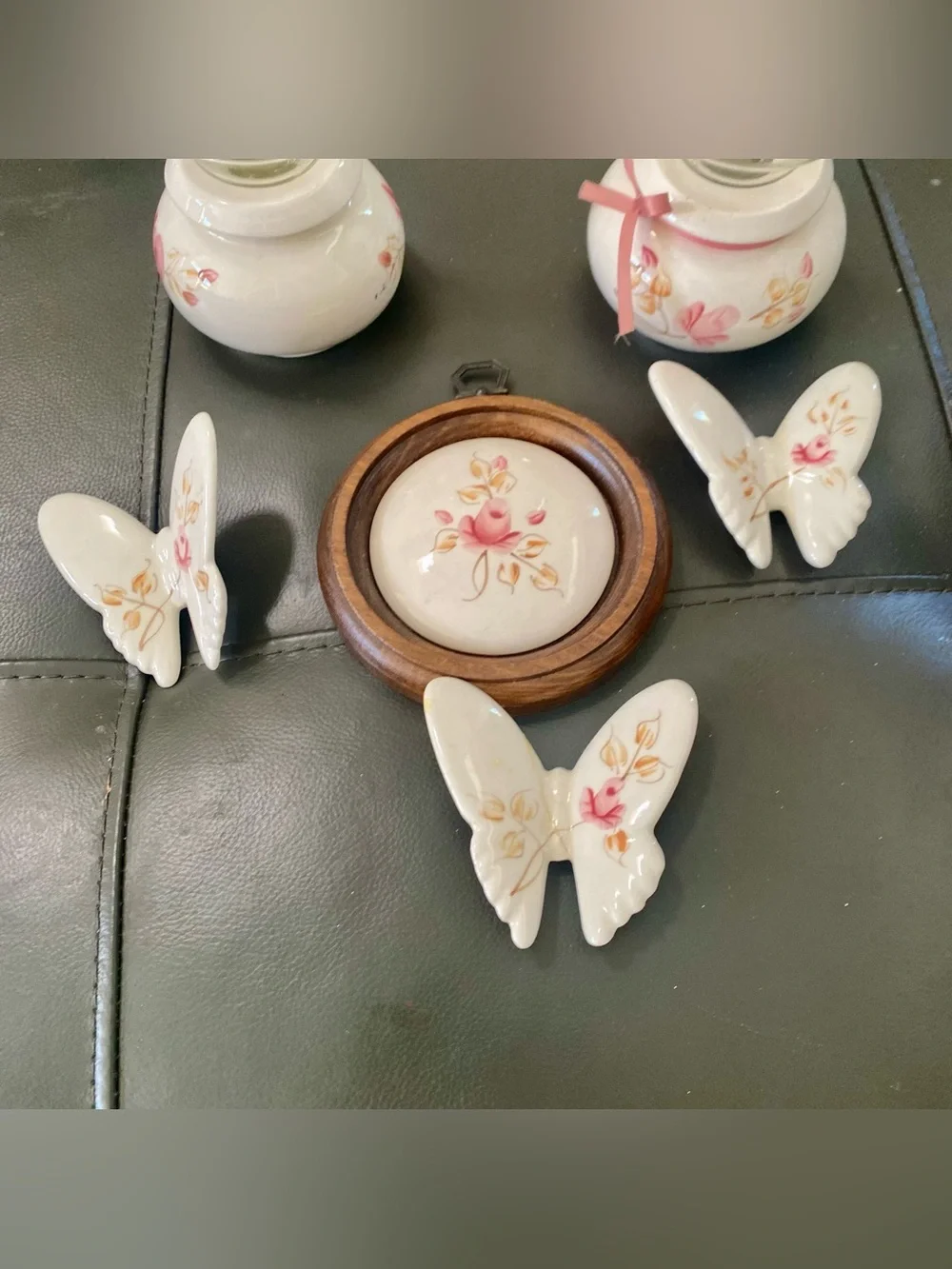 Lot Of 8 Lasting Products Wall Plaque Candle Holders Butterflies Made In USA